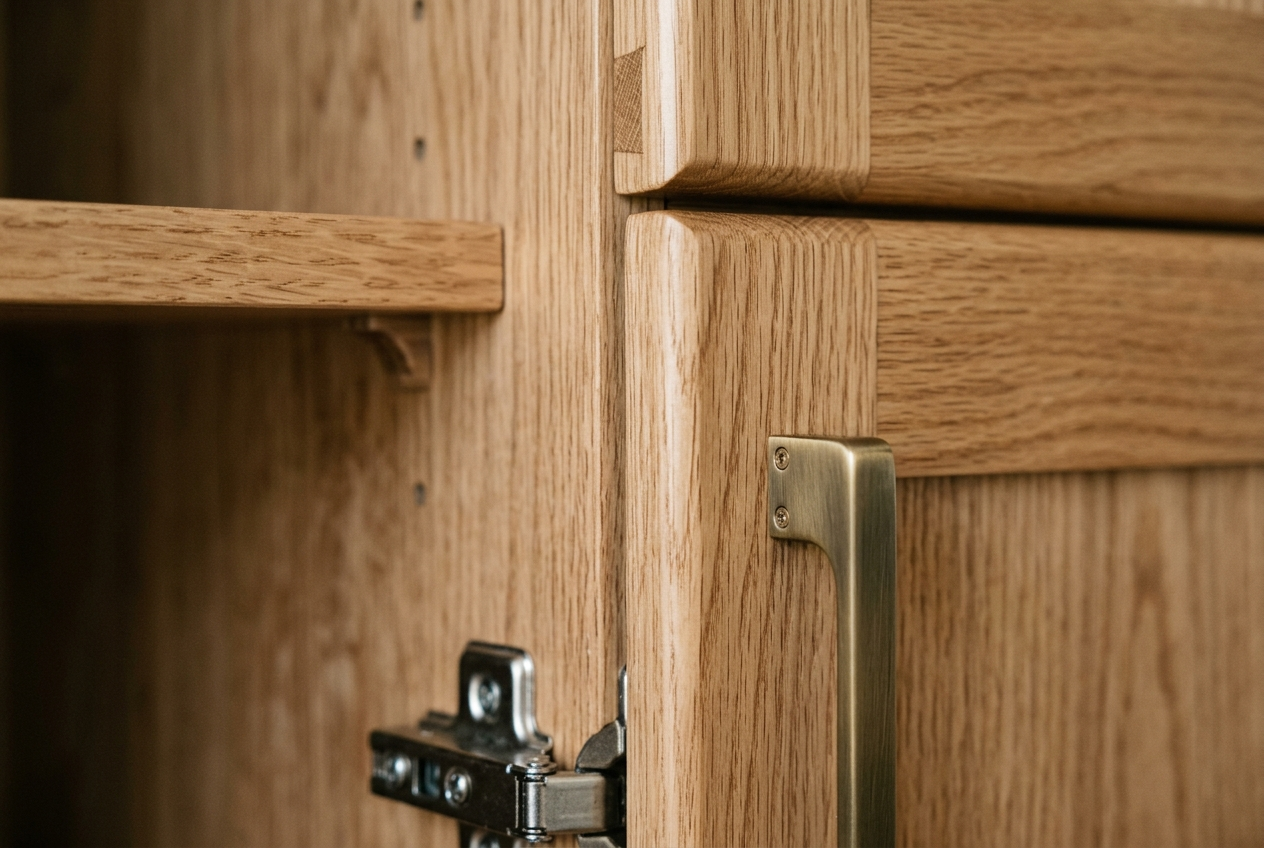 Four Door Storage Cabinet with Adjustable Shelves - Image 2
