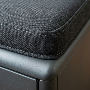 Mobile Filing Cabinet with Cushion Top